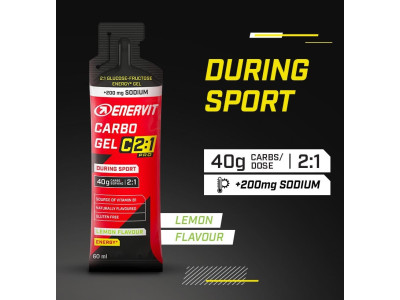 Enervit Carbo Gel C2:1PRO Lemon with Sodium