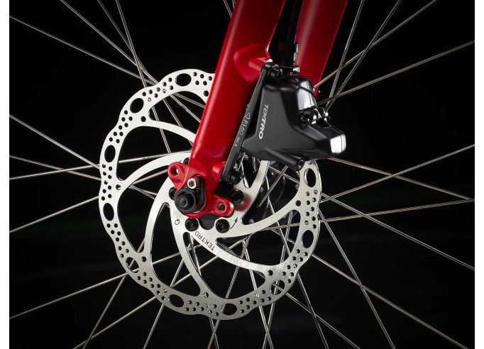 Velosipēds TREK FX 2 Disc Stagger sarkans