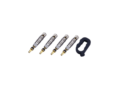 Tubeless valves BBB BTI-161  Valvecore set 4 pcs brass 2