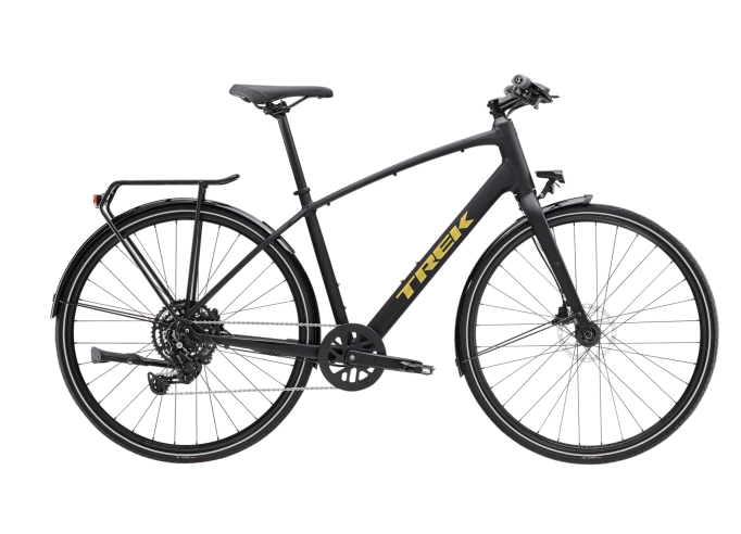 Velosipēds TREK FX 2 Gen 4 Equipped Matte Black