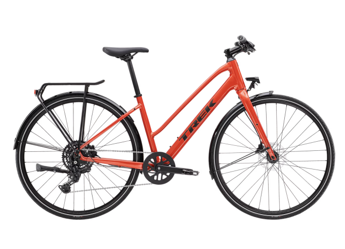 Velosipēds TREK FX 2 Gen 4 Equipped Mid-step Lava