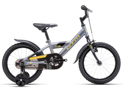 Kids bicycle CTM Flash grey/yellow