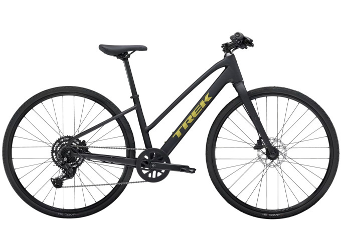Velosipēds TREK FX 2 Gen 4 Mid-step Matte Black