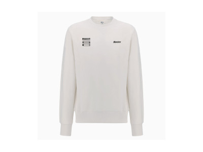 Džemperis Santini x PIRELLI SWEATSHIRT WHEEL balts