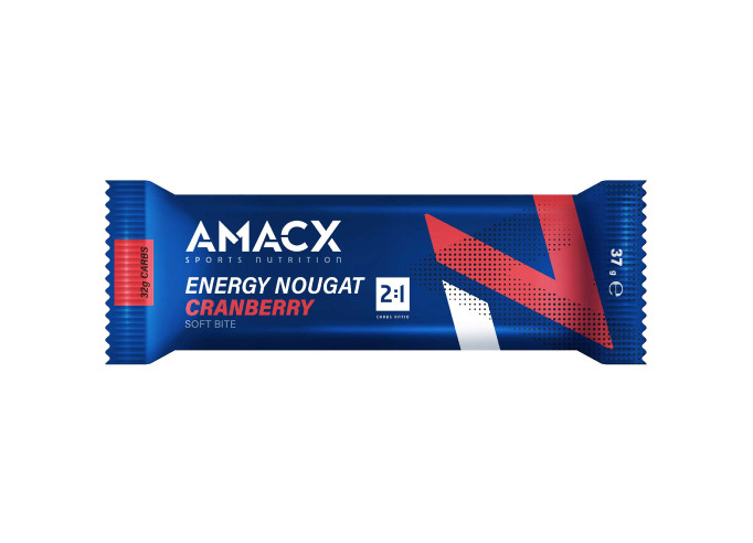 Amacx Energy Nougat Cranberry - Carbohydrate Bar