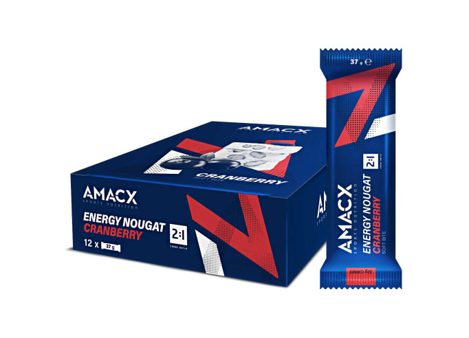 Amacx Energy Nougat Cranberry - Carbohydrate Bar