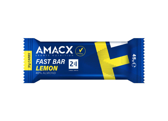 Batoniņš Amacx Fast Bar Lemon 45g