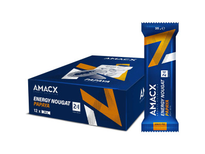 Amacx Energy Nougat Papaya - Carbohydrate Bar - 35g