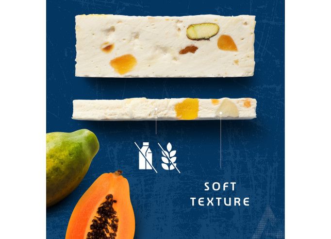 Amacx Energy Nougat Papaya - Carbohydrate Bar -...