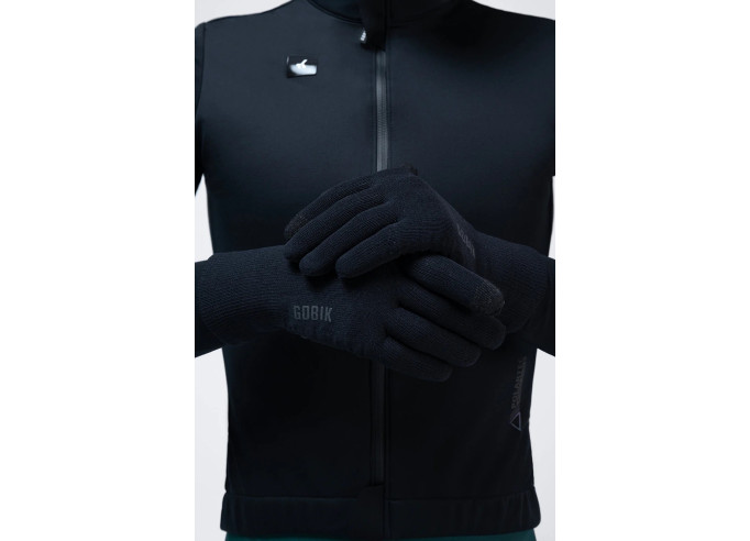 Siltie cimdi Gobik HYPERGUARD TRUE BLACK