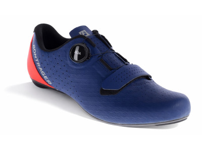 Road Cycling Shoe Bontrager Circuit Nautical Navy/Radioactive Coral