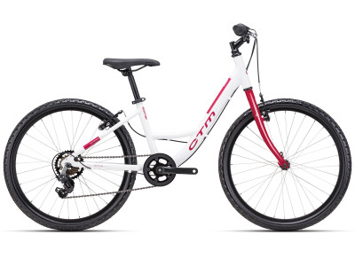 Kids bicycle CTM MISSY | white / dark burgundy