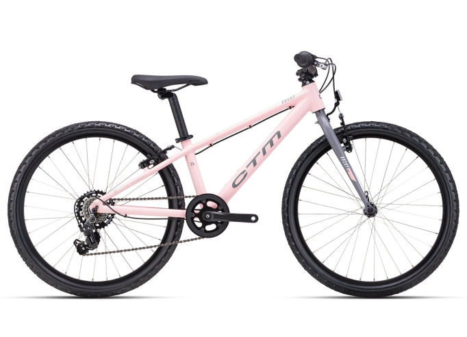 Bērnu velosipēds CTM ROCKY 1.0 | matt light pink / grey