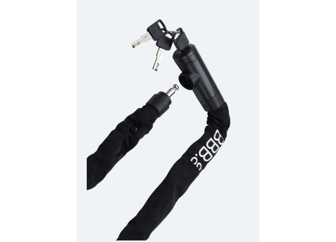 Saslēdzējs BBB BBL-115 KeyGuard Chain 5mm/1000mm