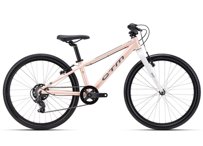 CTM ROCKY SL vaikiškas dviratis | matt light pink