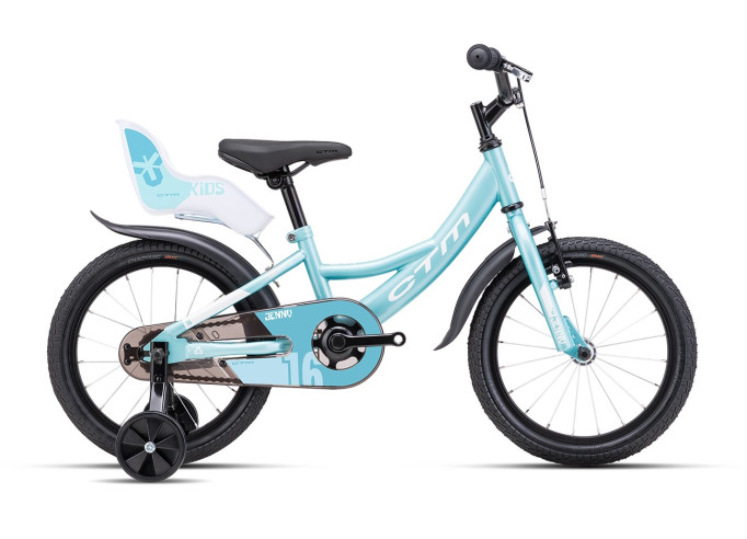 Bērnu velosipēds CTM JENNY | turquoise / white
