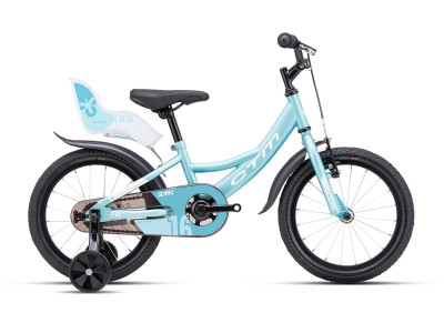 Bērnu velosipēds CTM JENNY | turquoise / white