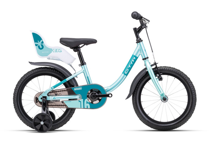 Bērnu velosipēds CTM MARRY | turquoise pearl / dark turquoise