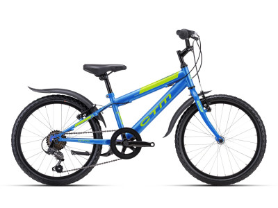 CTM SCOOBY 1.0 vaikiškas dviratis | matt blue pearl / green