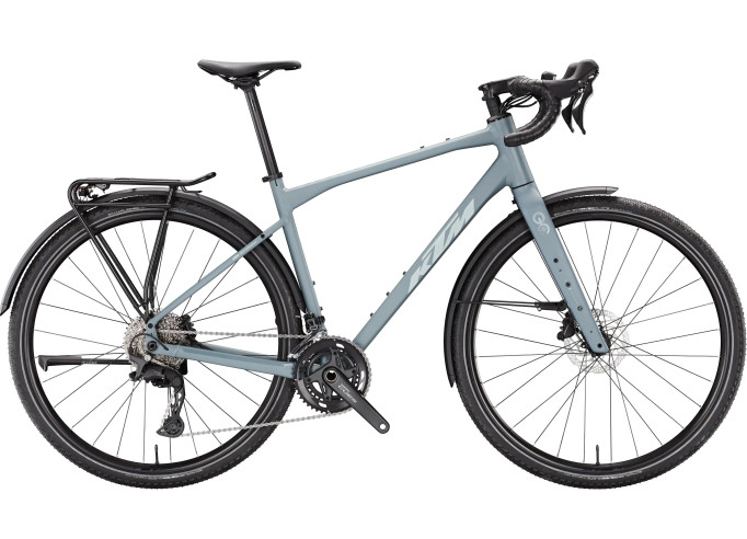KTM GRAVELATOR 20 LFC gravel dviratis | BLUE GREY MATT