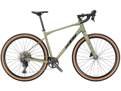 Gravel bicycle KTM GRAVELATOR 25 | CARGO GREEN MATT