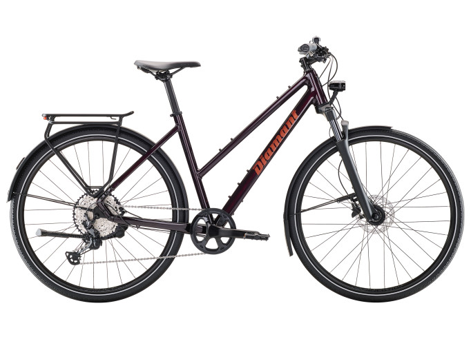 Fitness velosipēds  Diamant Mahon Trip Pro MS | Schwarzkirsch Metallic
