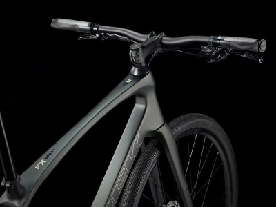 TREK FX Sport SL 5 fitness dviratis | Matte Black Olive/Deep Smoke