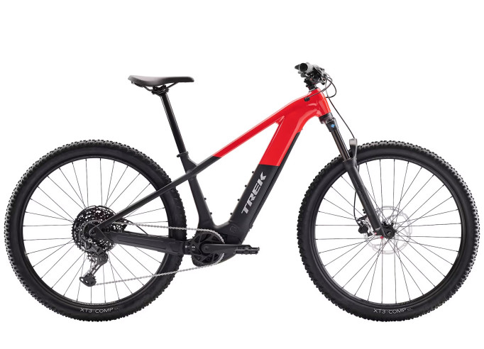 Elektriskais kalnu velosipēds TREK Powerfly+ 4 Gen 5 | Gloss Radioactive Red/Matte Dark Star