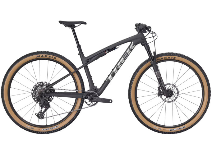 Kalnu velosipēds TREK Supercaliber SL 9.6 | Matte Carbon/Gloss Black Splatter
