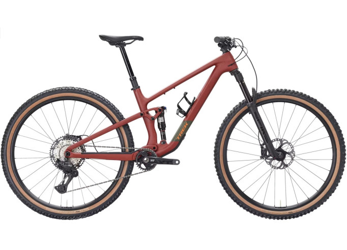 Mountainbike TREK Top Fuel 9.8 XT Di2 | Matte Sedona Red/ Pennyflake