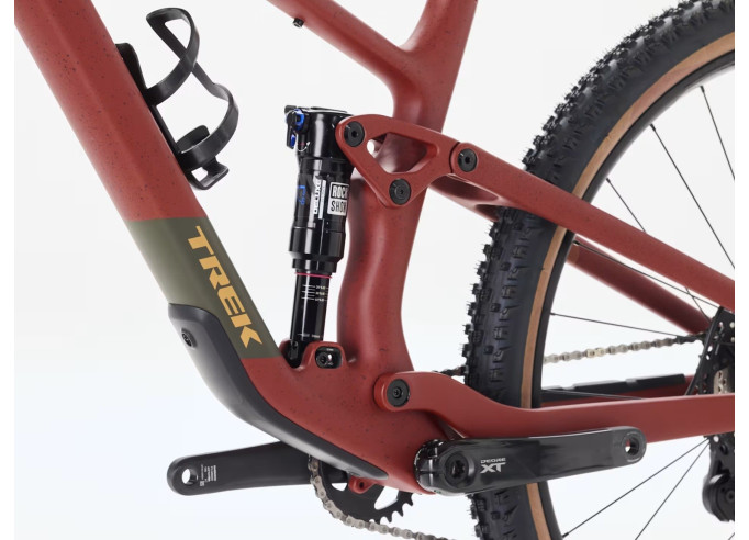 Mountainbike TREK Top Fuel 9.8 XT Di2 | Matte Sedona Red/ Pennyflake