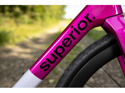 Superior XR 9.7 GR gravel dviratis | Gloss Electric Purple / Grey