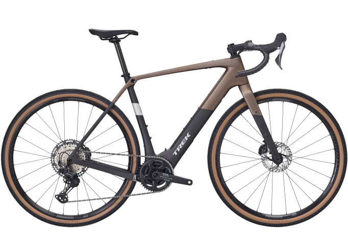 Gravel e-rattas TREK Checkpoint+ SL 5 | Matte Bronze Age/Dark Web