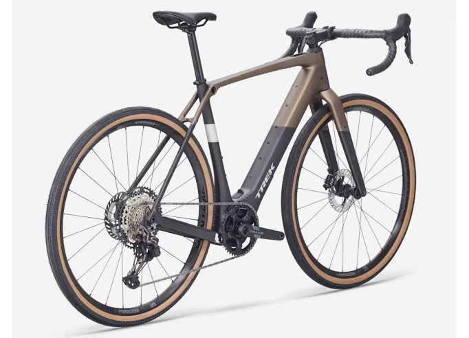 Gravel e-velosipēds TREK Checkpoint+ SL 5 | Matte Bronze Age/Dark Web