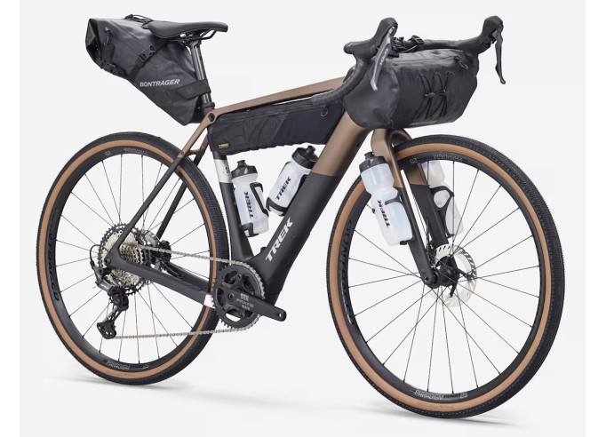 Gravel e-velosipēds TREK Checkpoint+ SL 5 | Matte Bronze Age/Dark Web