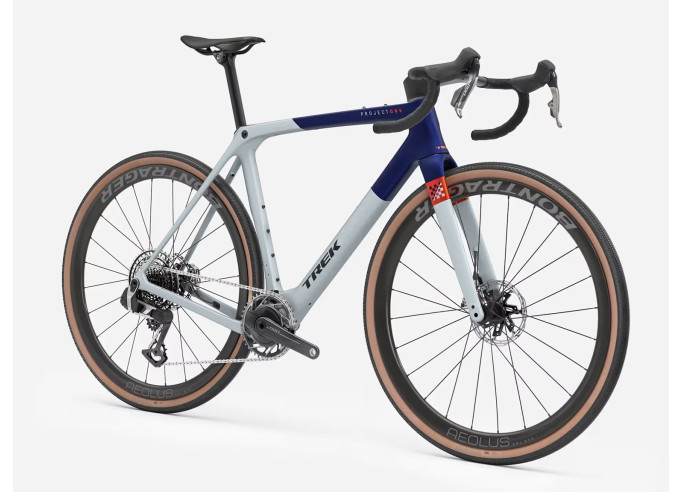 Gravel velosipēds TREK Checkmate SLR 9 AXS | Matte Hex Blue/Plasma Grey Pearl