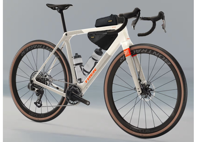 TREK Checkmate SLR 9 AXS gravel rattas | Era White/Buff Beige