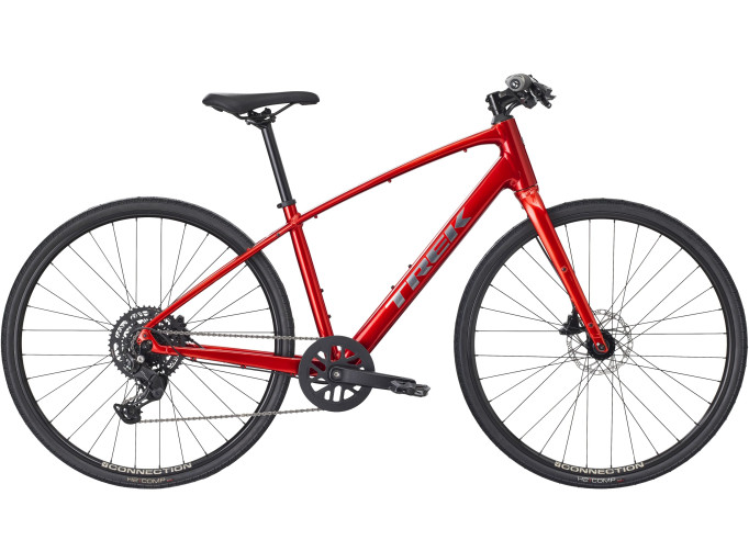 Fitnesa velosipēds TREK FX 2 stepover | Fury Red