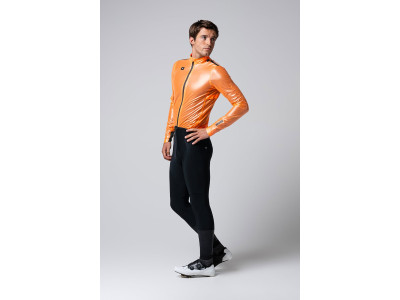 Lightweight waterproof Jacket GOBIK PLUVIA 2.0 unisex BLAZING ORANGE