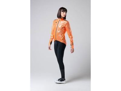 Lightweight waterproof Jacket GOBIK PLUVIA 2.0 unisex BLAZING ORANGE 2