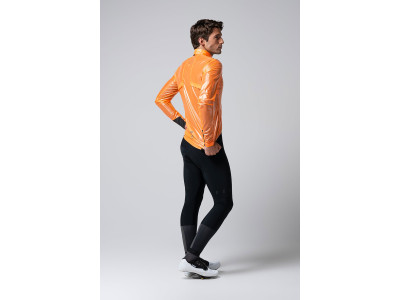 Lightweight waterproof Jacket GOBIK PLUVIA 2.0 unisex BLAZING ORANGE