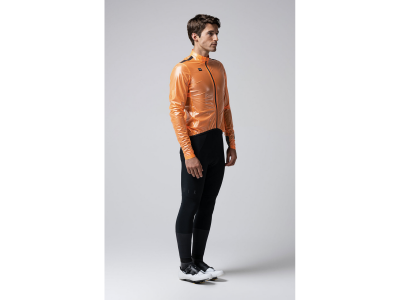 Lightweight waterproof Jacket GOBIK PLUVIA 2.0 unisex BLAZING ORANGE