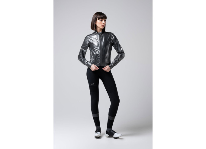 Vieglā ūdensnecaurlaidīgā jaka PLUVIA 2.0 UNISEX TRUE BLACK