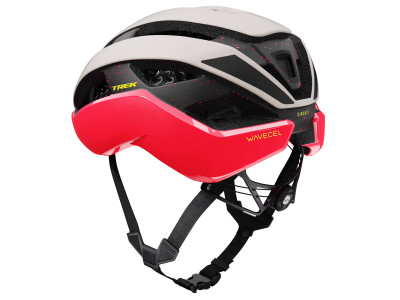 Helmet Trek Circuit Wavecel Era White/Radioactive Coral