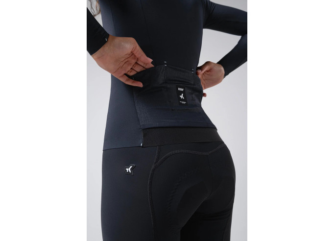 Long sleeve jersey AVALON unisex INK BLACK
