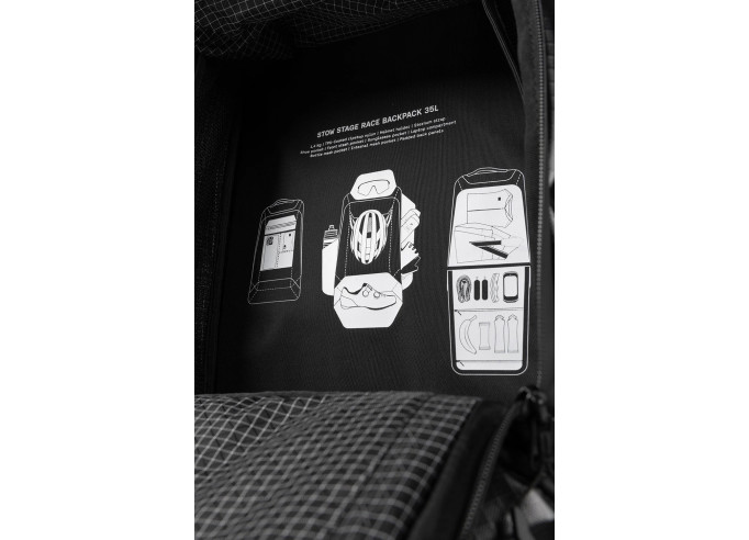 Mugursoma Gobik UNISEX STOW TRUE BLACK 35L