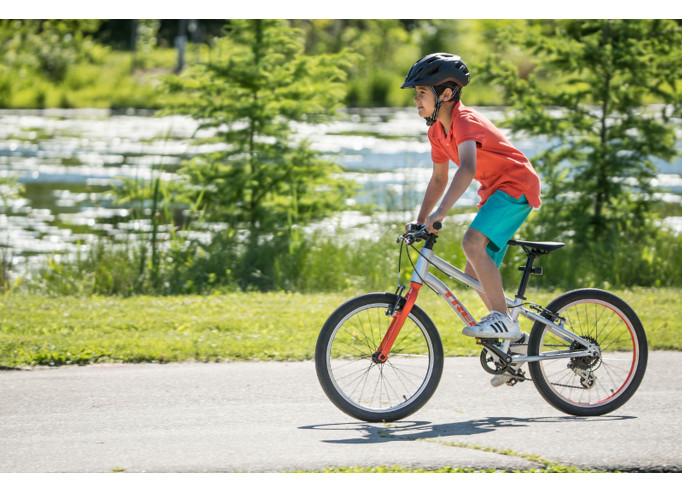 Kids bike TREK Wahoo 20 Quicksilver/Roarange