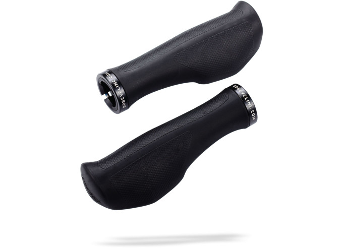 Stūres rokturi BBB BHG-71 ErgoFix 132mm, melni