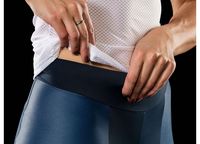 Shorts Santini Trek-Segafredo Replica Women Blue/White