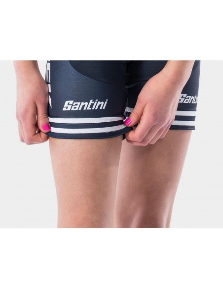 Shorts Santini Trek-Segafredo Replica Youth Dark Blue
